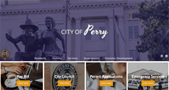 Desktop Screenshot of cityofperryok.com